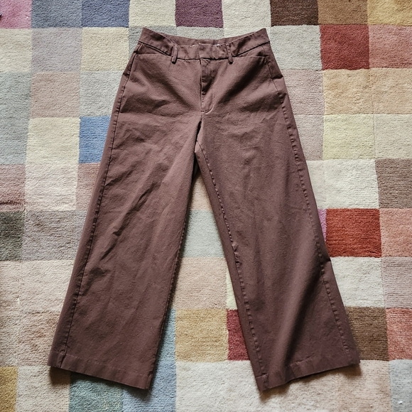 Old Navy Pants - Old Navy Wide Leg Pants in Mauve Brown